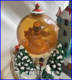 Christopher Radko North Pole Workshop Snowglobe Musical Blowing Snow w Box