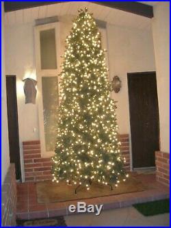 Classic Fraser Fir 12 ft pre-lit Artificial Christmas Tree by Tree Classics