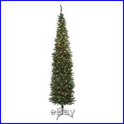 Classic Pine Pre-lit Pencil Christmas Tree