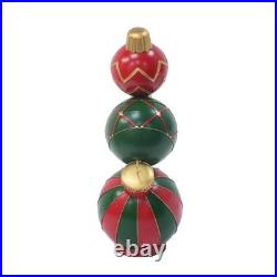 Classic Stacked Christmas Ball Decoration Any Indoor Space Versatile Decoration