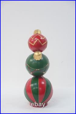 Classic Stacked Christmas Ball Decoration Any Indoor Space Versatile Decoration