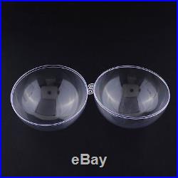 Clear Plastic Craft Sphere Baubles For Christmas Decorations Wedding Favours