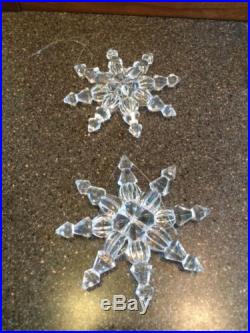 Clear Snowflake Garland Christmas Tree Ornament Holiday Winter Decoration