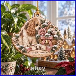 Cocker Spaniel Memorial Personalized Christmas Ornament 3.5 inch Christmas Decor Cocker Spaniel Memorial Personalized Christmas Ornament 3.5 inch Christmas Decor