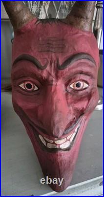 Cody Foster Halloween Paper Mache Devil Candy Bucket-8.5”H