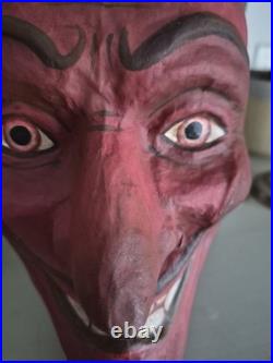 Cody Foster Halloween Paper Mache Devil Candy Bucket-8.5''H