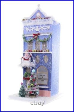 Cody Foster Santa’s Purple Knitting & Haberdashery Christmas Village House