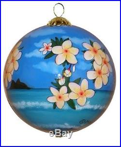 Collectible Maui Ornament Morning Plumeria MP/M Great Mother's day gift