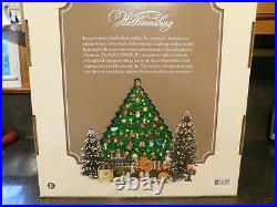 Colonial Williamsburg Wood Christmas Tree Advent Calendar NEW NIB Collectible