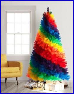 Color Burst Rainbow Christmas Tree