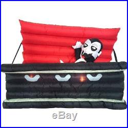 Comin DJ-WS-69020 6 ft. Vampire in a Coffin Light Up with Halloween Inflatable