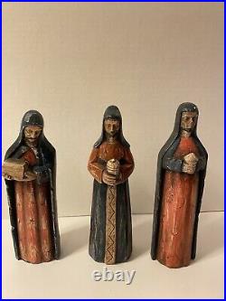 Complete Set Southern Living at Home Santos Nativity Holy Family & Wisemen 12 pc
