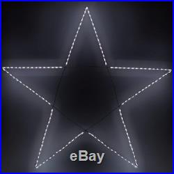 Cool White LED Giant 8.5 FT Folding Star Outdoor Roof Yard Christmas Decoration