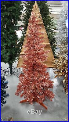 Copper color Christmas Tree 4 Ft Pre-lit with75 also Thanksgiving Halloween Autumn