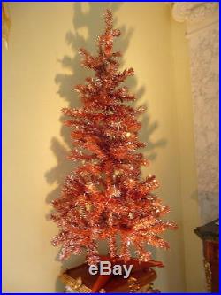 Copper color Christmas Tree 4 Ft Pre-lit with75 also Thanksgiving Halloween Autumn