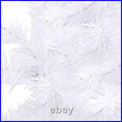 Corner Artificial Christmas Tree LEDs&Ball Set White 70.9 PVC
