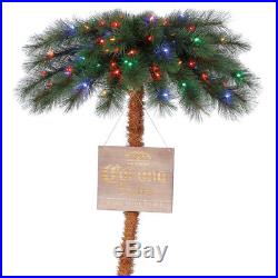 Corona 5' Palm Tree LED Colorful Motion Activated'O Tannenpalm' Christmas Tree