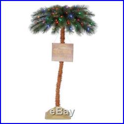 Corona Christmas Palm Tree 5' 3 Function Multicolor LED Outdoor Decoration New