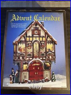 Costco 2015 Christmas Advent LARGE Wood 24 Door 3D Calendar House With Box #663167