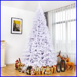 Costway 9Ft Hinged Stand Artificial Christmas Tree Great Pine Tree 2132 Tips