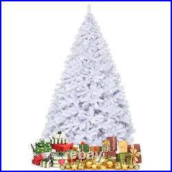 Costway Unlit Christmas Trees 9' Hinged Artificial Christmas Tree Premium Pine