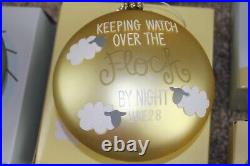 Coton Colors Laura Johnson Birth of Christ Christmas Ornament Box Set of 8 RARE