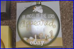 Coton Colors Laura Johnson Birth of Christ Christmas Ornament Box Set of 8 RARE