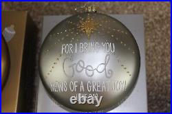 Coton Colors Laura Johnson Birth of Christ Christmas Ornament Box Set of 8 RARE