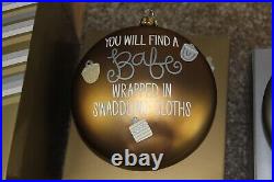 Coton Colors Laura Johnson Birth of Christ Christmas Ornament Box Set of 8 RARE