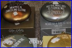 Coton Colors Laura Johnson Birth of Christ Christmas Ornament Box Set of 8 RARE