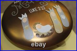 Coton Colors Laura Johnson Birth of Christ Christmas Ornament Box Set of 8 RARE