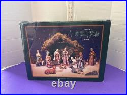 CoyneSignature Nativity 12 Piece Set Hand Painted Christmas Complete 2000