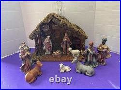 CoyneSignature Nativity 12 Piece Set Hand Painted Christmas Complete 2000