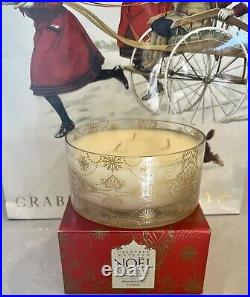 Crabtree & Evelyn NOEL 3-Wick Fragranced Candle 50 Hour Burn Time New In Box