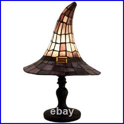 Cracker Barrel 2026 Stained Glass Witch Hat Lamp Viral Halloween Tiffany Style