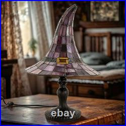 Cracker Barrel 2026 Stained Glass Witch Hat Lamp Viral Halloween Tiffany Style Cracker Barrel 2026 Stained Glass Witch Hat Lamp Viral Halloween Tiffany Style