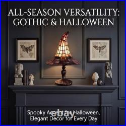 Cracker Barrel 2026 Stained Glass Witch Hat Lamp Viral Halloween Tiffany Style Cracker Barrel 2026 Stained Glass Witch Hat Lamp Viral Halloween Tiffany Style