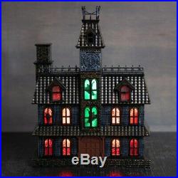 Cracker Barrel Light Up LED Haunted House with Sound & Motion Activated NIB
