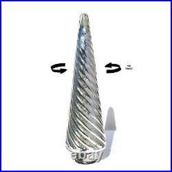 Crate & Barrel ANTIQUE GLASS 22 Illuminated Tree Silver Mercury 384-451 Crate & Barrel ANTIQUE GLASS 22 Illuminated Tree Silver Mercury 384-451