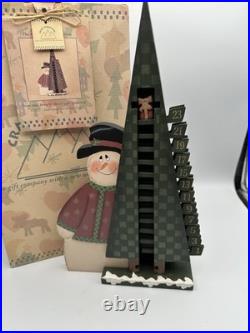 Crazy Mountain Amy Greer’s Countdown Christmas Tree Snowman Gift Advent Calendar