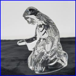 Cristal D'Arques Nativity Scene 24% Lead Crystal 5 pc Figurines Christmas France