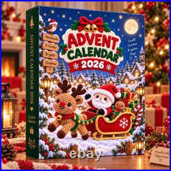 Crochet Advent Calendar 2026 Amigurumi Mini Dolls Xmas Countdown Gift
