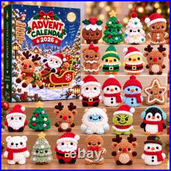 Crochet Advent Calendar 2026 Amigurumi Mini Dolls Xmas Countdown Gift