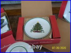 Crystala Christmas Tree with Present Design Dinnerware 18 Piece Grouping