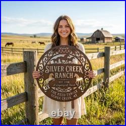 Custom Logo Metal Sign, Circle Any Shape Sign, Personalized Business Branding