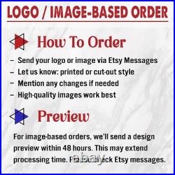 Custom Logo Metal Sign, Circle Any Shape Sign, Personalized Business Branding