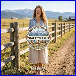 Custom Logo Metal Sign, Circle Any Shape Sign, Personalized Business Branding