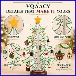 DIY Wooden Christmas Tree Ornament Set with Mini Hanging Charms DIY Wooden Christmas Tree Ornament Set with Mini Hanging Charms