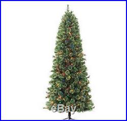 DONNER & BLITZEN 7.5Ft Christmas Lowell Cashmere Pine Tree, Multi Light 40461