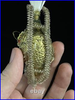 D. Blumchen Victorian Faced Girl on Swan Handmade Amazing